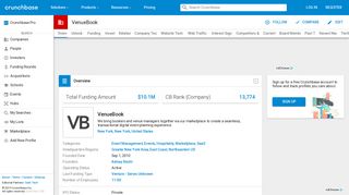 
                            12. VenueBook | Crunchbase