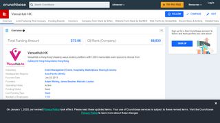 
                            10. VenueHub HK | Crunchbase