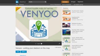 
                            10. Venyoo - putting your stadium on the map - SlideShare