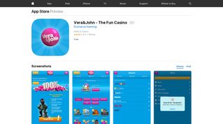 
                            7. Vera&John - The Fun Casino on the App Store - iTunes - Apple