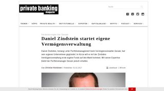 
                            4. Veränderungen bei Gecam: Daniel Zindstein startet eigene ...