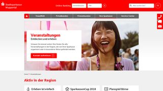 
                            4. Veranstaltungen - Entdecken und erleben - Stadtsparkasse Wuppertal