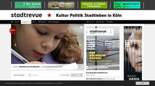 
                            2. Veranstaltungen: stadtrevue.de