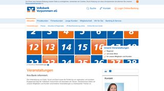 
                            13. Veranstaltungen - Volksbank Raiffeisenbank eG