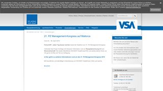 
                            3. Veranstaltungen | VSA