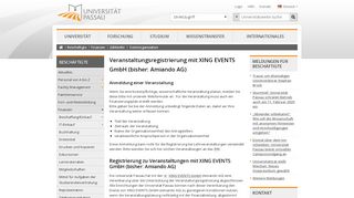 
                            8. Veranstaltungsregistrierung mit XING EVENTS GmbH (bisher ...