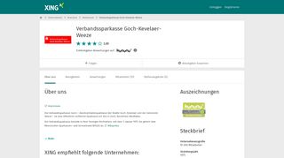 
                            10. Verbandssparkasse Goch-Kevelaer-Weeze als Arbeitgeber | XING ...