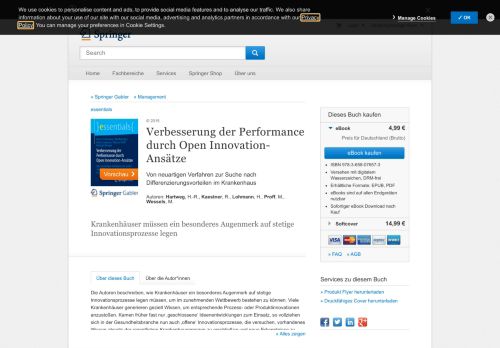 
                            4. Verbesserung der Performance durch Open Innovation ... - Springer