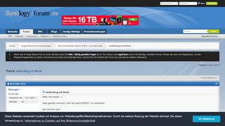 
                            5. verbindung mit telnet - Synology Forum