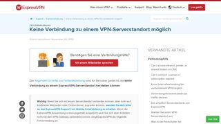 
                            4. Verbindung mit VPN nicht möglich | ExpressVPN