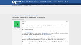 
                            5. Verbindung zur EasyBox über Browser nicht möglich | ComputerBase Forum