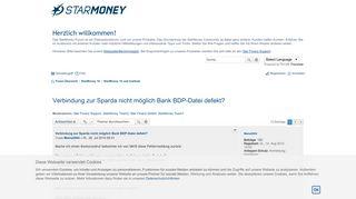 
                            7. Verbindung zur Sparda nicht möglich Bank BDP-Datei defekt? - Die ...