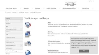 
                            2. Verbindungen und Logins - | Paul Scherrer Institut (PSI)