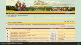 
                            1. Verbindungsfehler - Die Siedler Online Forum