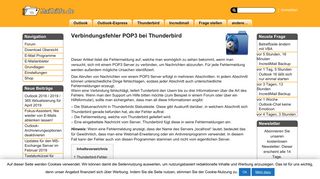 
                            7. Verbindungsfehler POP3 bei Thunderbird › Thunderbird › Mailhilfe.de