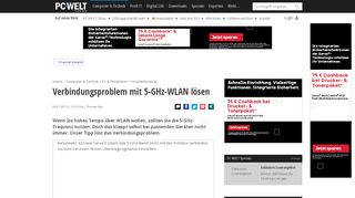 
                            6. Verbindungsproblem mit 5-GHz-WLAN lösen - PC-WELT