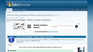 
                            12. Verbose Status Messages - Enable or Disable in Windows 8 | Windows ...