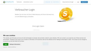 
                            1. Verbraucher-Login | SHOPVOTE