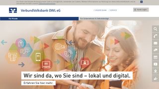 
                            2. VerbundVolksbank OWL eG: Homepage