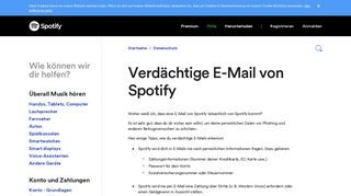 
                            4. Verdächtige E-Mail von Spotify - Spotify