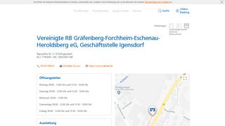 
                            7. Vereinigte RB Gräfenberg-Forchheim-Eschenau-Heroldsberg eG ...