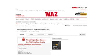 
                            11. Vereinigte Sparkasse im Märkischen Kreis, Altena - Immobilien bei ...