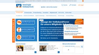 
                            10. Vereinigte Volksbank: Privatkunden