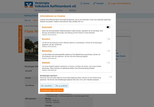 
                            6. Vereinigte Volksbank Raiffeisenbank eG - Filiale Wittlich Burgstraße