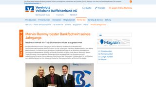 
                            10. Vereinigte Volksbank Raiffeisenbank eG - Marvin Remmy ...