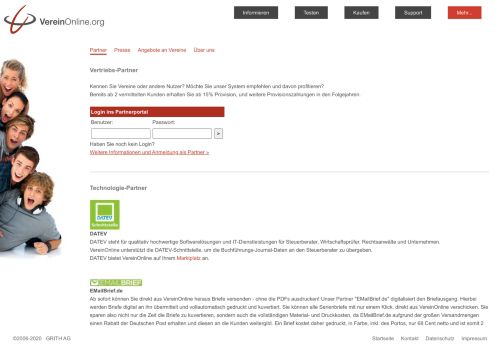 
                            12. VereinOnline.org - Ihre Vereinssoftware im Internet.