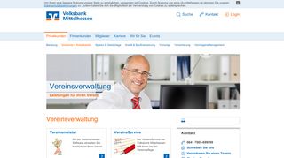 
                            13. Vereinsverwaltung - Volksbank Mittelhessen eG