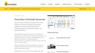 
                            8. Verendus Verkstad lanserad - Verendus