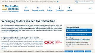 
                            11. Vereniging Ouders van een Overleden Kind | Slachtofferwijzer.nl |