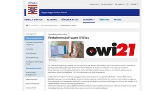 
                            2. Verfahrenssoftware OWi21 | Regierungspräsidium Kassel