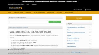 
                            8. Vergessene Stars-ID in Erfahrung bringen - SH PokerStars DE