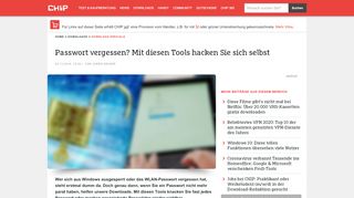 
                            6. Vergessenes Passwort knacken: Mit diesen Tools hacken Sie sich ...