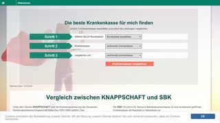 
                            10. Vergleich zwischen SBK und KNAPPSCHAFT - Die gesetzlichen ...