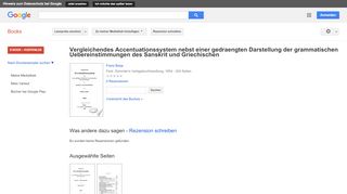 
                            9. Vergleichendes Accentuationssystem nebst einer gedraengten ...