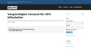 
                            13. Vergünstigter Versand für UPS Mitarbeiter - brups