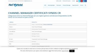 
                            13. Verifica se il tuo Channel Manager è certificato Synxis CR ...