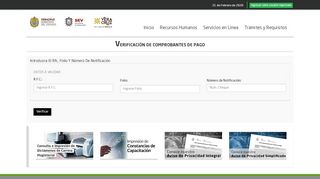 
                            3. Verificación de Comprobantes de Pago - Portal de Servicios ...