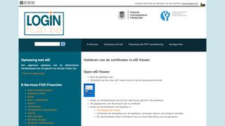 
                            9. Verificatie van de geldigheid van de certificaten van de ... - Login Hulp