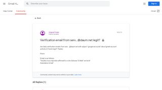 
                            9. Verification email from serv...@daum.net legit? - Google Product ...