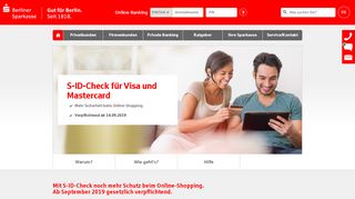 
                            1. Verified by Visa | Berliner Sparkasse
