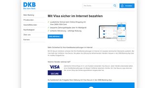 
                            1. Verified by Visa für Ihre DKB-VISA-Card | DKB AG