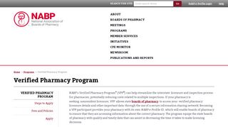 
                            8. Verified Pharmacy Program | National Association of Boards of ...