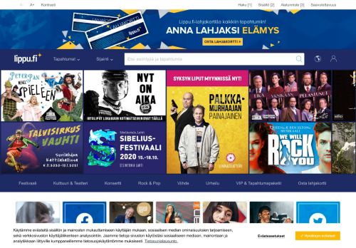 
                            12. Verified tickets for Theatre, Concert, Musical, Rock&Pop | lippu.fi