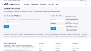 
                            12. Verify Certification | Pega Academy