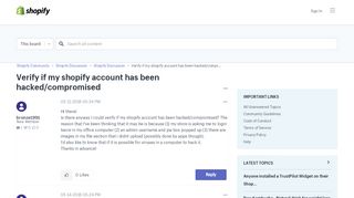 
                            2. Verify if my shopify account has been hacked/compr... - Shopify ...