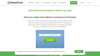 
                            11. Verify your college email address - RoboForm